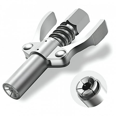 ZEPARO Grease Gun Nozzle Grease Coupler Grease Tip Grease Fittings Duty Quick Release Grease Coupler Compatible with All Grease 1/8