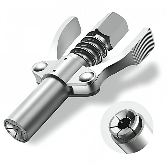 ZEPARO Grease Gun Nozzle Grease Coupler Grease Tip Grease Fittings Duty Quick Release Grease Coupler Compatible with All Grease 1/8