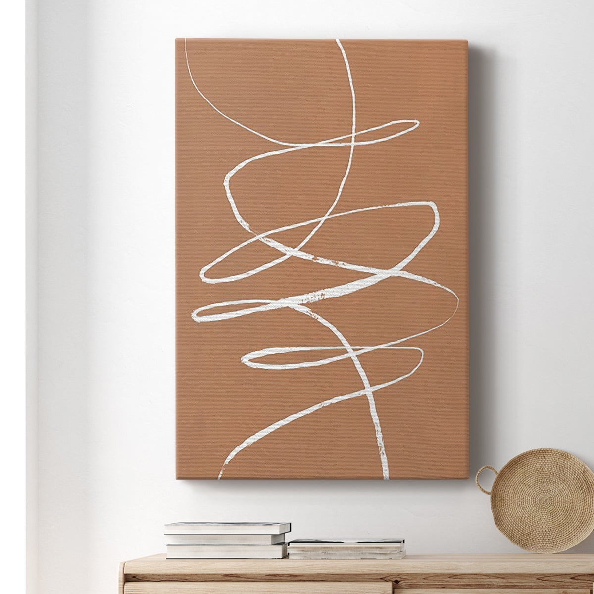 Terracotta Drift II Premium Gallery Wrapped Canvas - Ready to Hang