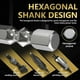 thumbnail image 3 of 3-C6 1 4 Inch Hex Shank Carbide Double Cut Rotary Burr Grinder Bit for Woodworking Carving Polishing, 3 of 5