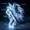 thumbnail image 3 of Halloween Animated Grim Reaper Garden Light with Solar Powered Ghost Lawn Stake, Glowing Ghost White LED Soul Effect for Creepy Outdoor Yard Graveyard Display,1 PC, 3 of 7
