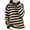Black_Christmas Gift for Womnen, variant on Fanxing Women's Crew Neck Pullover Sweater Casual Striped Soft Cozy Knit Tops Loose Fit Fall Winter Jumper Blouses Coffee XL