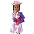 thumbnail image 6 of Melissa & Doug Cowgirl Role Play Costume Set (5pcs) - Skirt, Hat, Vest, Badge, Scarf, 6 of 10