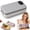 Gray, variant on Portable Electric Lunch Box with Self-Heating, 900ML Rechargeable Heated Lunch Box Cordless, Portable Food Warmer Self Heating Lunchbox, Temperature Display for Work Travel (Gray, Charge+Timer)