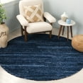 thumbnail image 2 of SAFAVIEH Mirage Kieron Distressed Area Rug, Blue, 6' x 6' Round, 2 of 10