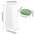 thumbnail image 3 of HBFAGFB Wall Mounted Soap Dispenser Simple Bathroom Decor Suitable for Family Restaurants White One Size, 3 of 3
