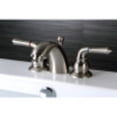 thumbnail image 2 of Kingston Brass KS2958 Mini-Widespread Deck Mount Bathroom Faucet, Brushed Nickel, 2 of 5