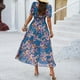 thumbnail image 3 of WILLBEST Vestidos Casuales Para Mujer Verano 2025 Vestido Estampado De Manga Corta Con Cintura Para Mujer Estilo Primavera/Verano, 3 of 3