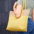 thumbnail image 4 of Paquete 40 piezas Bolsa de yute con interior laminado amarillo 47 x 36 x 12, 4 of 6
