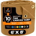 thumbnail image 1 of Lona Tarp Xpose Safety de 6 x 8 pies, 10 onzas, color canela, muy resistente, 1 of 8