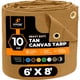 thumbnail image 1 of Lona Tarp Xpose Safety de 6 x 8 pies, 10 onzas, color canela, muy resistente, 1 of 8