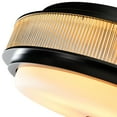 thumbnail image 5 of CWI Lighting Valdivia 4 Light Glass Indoor Flush Mount in Black, 5 of 5