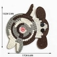 thumbnail image 3 of Posavasos de ganchillo con forma de perro, tela suave y absorbente, protege las superficies de derrames, ideal para tazas, vasos, cocina, sala de estar u oficina., 3 of 7