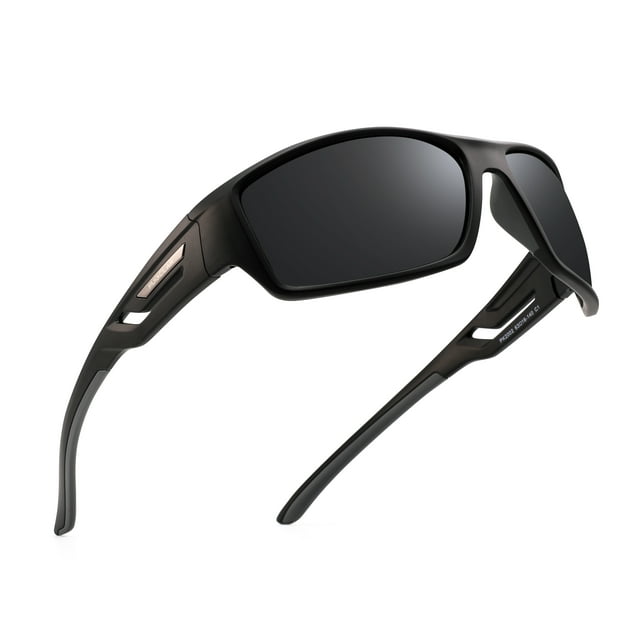 PUKCLAR Sports Polarized Sunglasses for Men Women Unbreakable Frame Sunglasses