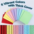 24 Pack Mini Notebooks Bulk, 4.2 x 5.5 Inch Colorful Blank Notebooks ...