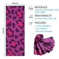 thumbnail image 2 of Pink and Black Of Leopard Print Hot Yoga Mat Towel Non Slip for Hot Yoga - Quick-Drying Yoga Mat Cover with 4 Corner Pockets with Travel Bag - Hot Yoga Towel Non Slip 70"x26", 2 of 6
