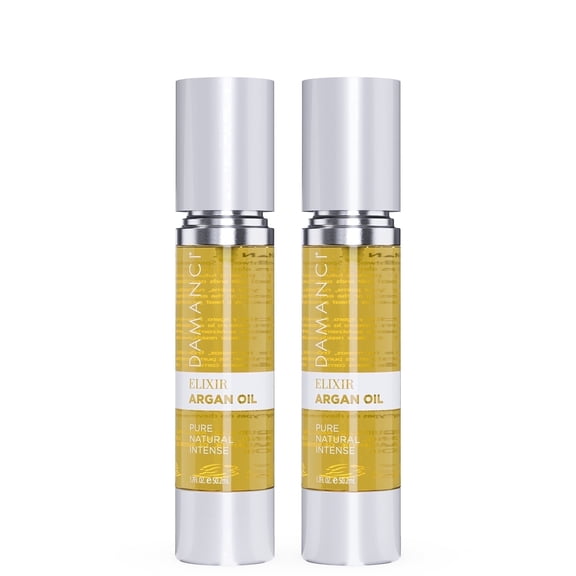 DAMANCI Elixir Argan Oil, Liquid Gold for Hair 1.7 oz (Pack of 2)