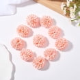 thumbnail image 1 of 10 piezas de flores artificiales de 40 x 30 mm, crisantemo rosa, adornos de flores, ramo de bolas para bodas, fiestas, decoración del hogar y la oficina., 1 of 3