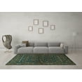 thumbnail image 3 of Ahgly Company Indoor Rectangle Persian Turquoise Blue Traditional Area Rugs, 5' x 7', 3 of 4