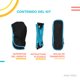 thumbnail image 4 of Silla Plegable Ligera Reforzada Resistente Portatil 120kg azul 6.49 pulg The Finix SPBE01BK-CMPG, 4 of 6