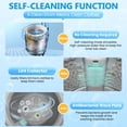 thumbnail image 5 of Veeboto Portable Washing Machine, 18.7Lbs Capacity Portable Washer with Drain Pump, 10 Wash Programs/8 Water Levels/LED Display, Full-Automatic Compact Laundry Washer for Apartment, Dorm, Home, 5 of 10