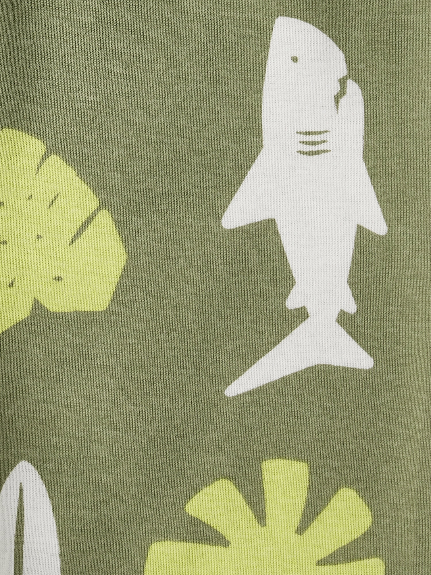 The Children's Place Boys Short Sleeve Surf Vibes Snug Fit Cotton PJs, Sizes 4-16