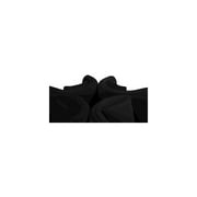 Meridian Furniture Circlet Roundabout Sofa with Pillows, Black Velvet and Gold Iron Legs