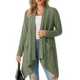 thumbnail image 4 of Cueply Womens Cardigan Long Sleeve Knit Soft Fall Open Front Duster Lightweight Coat with Pocketes, 4 of 8