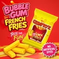 thumbnail image 3 of Gum Fryz French Fries Bubble Gum, 24 Count Bulk Pack, Fry Shaped Novelty Bubble Gum Bags, No Artificial Dyes, Fun Candy for Party Favors, Birthdays, Goodie Bags & Kids Treats, 3 of 6