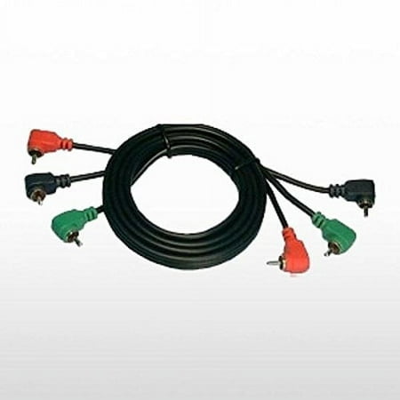 Philmore RGB Component Video Cable w/ Right Angle Connectors - 3 : 45-3203