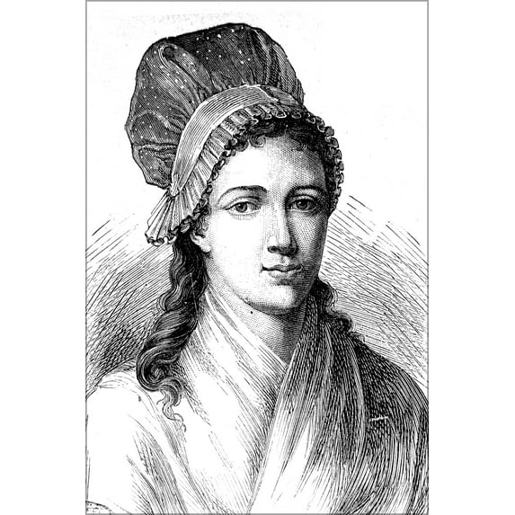 24"x36" Gallery Poster, AduC 127 Corday d'Armans C.M.A., 1768 1793