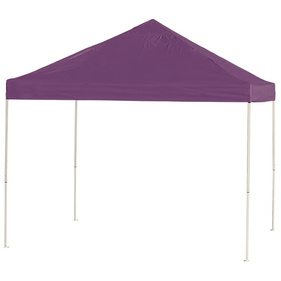 ShelterLogic 10 x 10 x 1 ft Purple Pop-Up Canopy Hd - Straight Leg