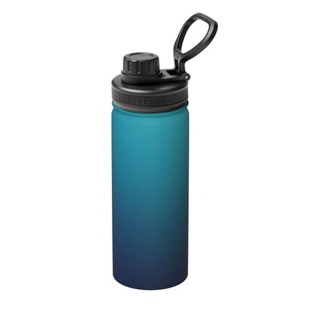 

Xecao Blue and Teal Gradient for 18oz Sports Insulated Kettle Thermos Flask For Outdoor Fitness Running And Travel Thermos Flask Insulated Water Bottles