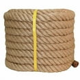 thumbnail image 2 of Twisted Manila Rope Jute Rope (1 Inch x 50 Feet) Natural Thick Hemp Rope for Crafts, Nautical, Railing, Hammock, Decorating, 2 of 4