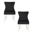 thumbnail image 4 of Chaises Chairus noires (lot de 2) pour salle à manger (Plata Import), 4 of 4