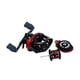 thumbnail image 4 of Carrete de Baitcasting Carrete de Baitcaster Rodamientos de bolas de acero inoxidable Suave y potente Mano derecha roja, 4 of 9