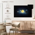 thumbnail image 5 of Elephant Stock Elements Of Solar System Wall Art - Horizontal Canvas Wall Art - Living Room Wall Decor - Astronomy & Space Canvas - Black And Gray Decor - 36" x 24", 5 of 8