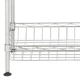 thumbnail image 6 of SAFAVIEH Gaston 4-Tier Chrome Wire Mini Rack Chrome, 6 of 6