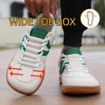 thumbnail image 6 of Men’s Wide Toe Casual Skate Sneakers Lightweight Lace Up Walking Shoes with Cushioned Non Slip Sole for Daily Travel Outdoor Comfort Athletic Shoes, 6 of 9