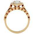 thumbnail image 3 of SuperJeweler 2 1/2 Carat Oval Shape Diamond Bridal Set In 14 Karat Yellow Gold For Women, 3 of 6