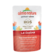 (12 Pack) Almo Nature HQS La Cucina Tuna Dinner with Lobster in jelly Grain Free Wet Cat Food Pouches 1.97oz. Pouches