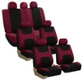 thumbnail image 1 of FH Group Universal Fit Car Seat Covers Flat Cloth, Split Benches for Cars, Auto, Trucks, SUV 3 Rows, 1 of 6