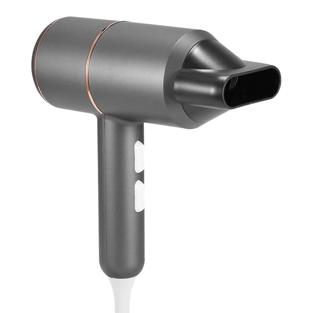 Secador De Pelo Eléctrico De 2000 W Secador De Pelo De Aire De Potencia Fuerte De Bajo Ruido Para El Hogar Gris Portátil Con 6 Velocidades De Viento Y Temperatura Para Salón De Secado De Cabello Minnieouse HA014668-00
