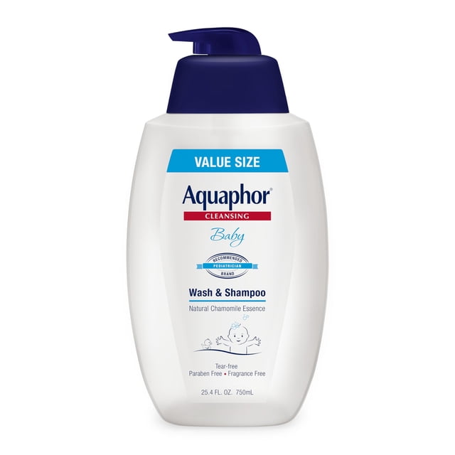 Aquaphor Baby Wash and Shampoo, 25.4 Fluid Ounce