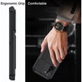 thumbnail image 3 of Compatible Samsung Galaxy S22 Ultra Metal Silicone Case with Screen Protector and Camera Cover Mens,Shockproof Aluminium Rugged Metal Case for Samsung S22 Ultra Phone Case with Kickstand Black, 3 of 15