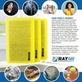 thumbnail image 4 of RAYAIR SUPPLY 20x23 Replacement Filter Pads Compatible with Air Ranger Air Cleaner 20x23 Refills (3 Pack) YELLOW, 4 of 5