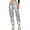 2-Silver, variant on QHFBli Womens Leather Cargo Pants Baggy High Waist Wide Leg Trousers