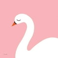 thumbnail image 3 of Kelle, Ann 20x20 Black Modern Framed Museum Art Print Titled - Swan, 3 of 5