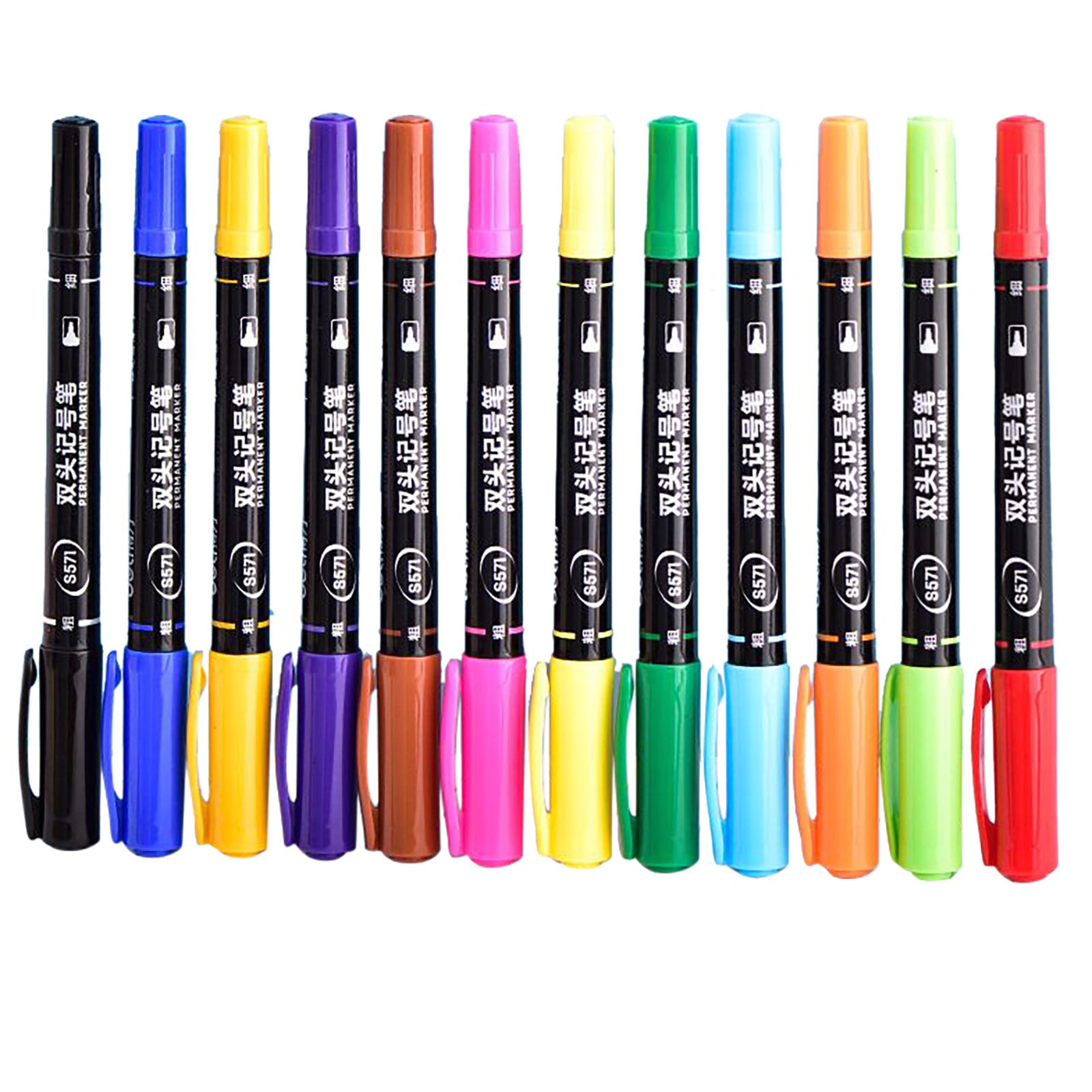 Pianpianzi Fine Ballpoint Pens in Bulk Smooth Pens Ballpoint Fancy Pens for Men Set 2ml Erase Liquid Water Erasable Markers 6mm Pen Dustless