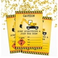 thumbnail image 2 of Darling Souvenir Yellow Birthday Invitation Card Printable Fill or Write In Blank Invites Party Supplies Pack Of 28 5 x 7 Inches, 2 of 5